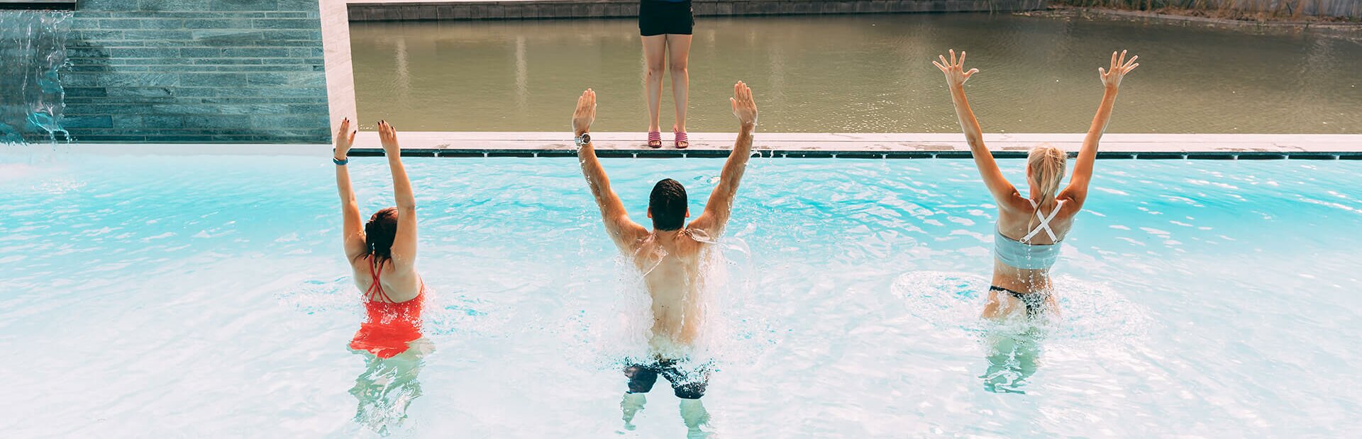 Wassersport im Erlebnisbad