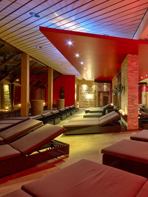 Asia Ruhelounge in der Westfalen-Therme
