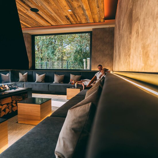 Kaminlounge im WALDgarten